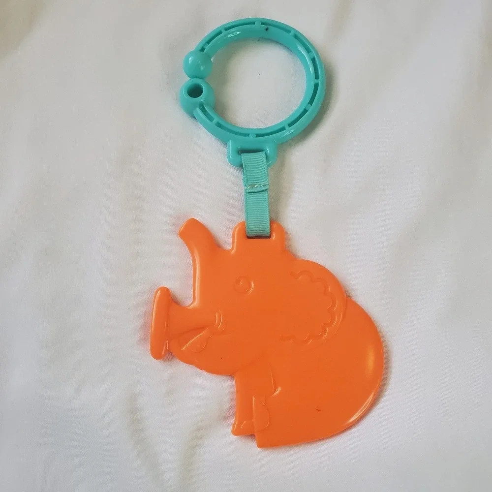 Fisher Price Deluxe Kick‎ N Play Gym Replacement Part Orange elephant Link Toy